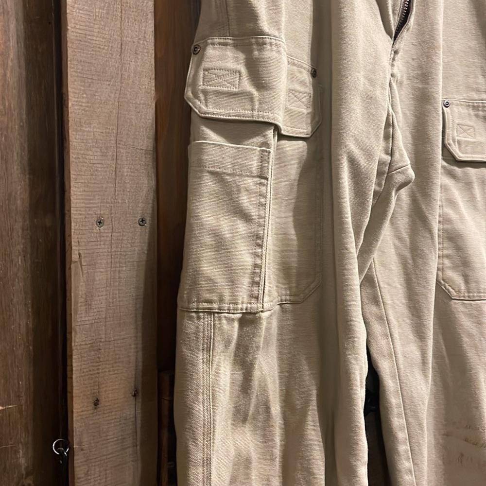 Men’s Work Cargo Pants With Bootcut Openings View 4